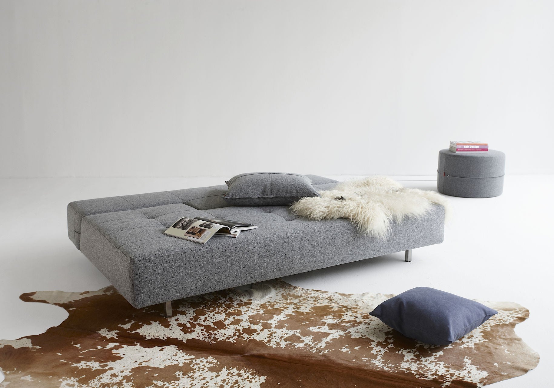 Divano letto matrimoniale su ruote 210 cm Longhorn