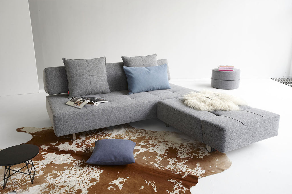 Divano letto matrimoniale su ruote 210 cm Longhorn