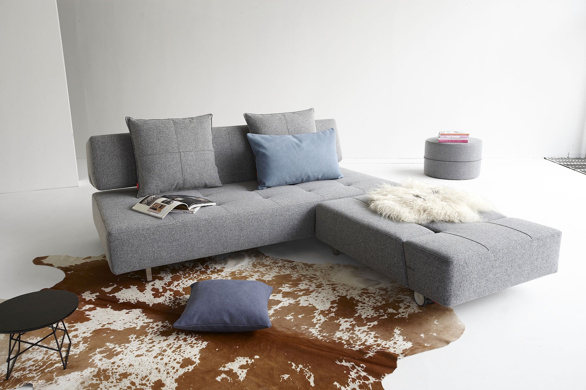 Divano letto matrimoniale su ruote 210 cm Longhorn