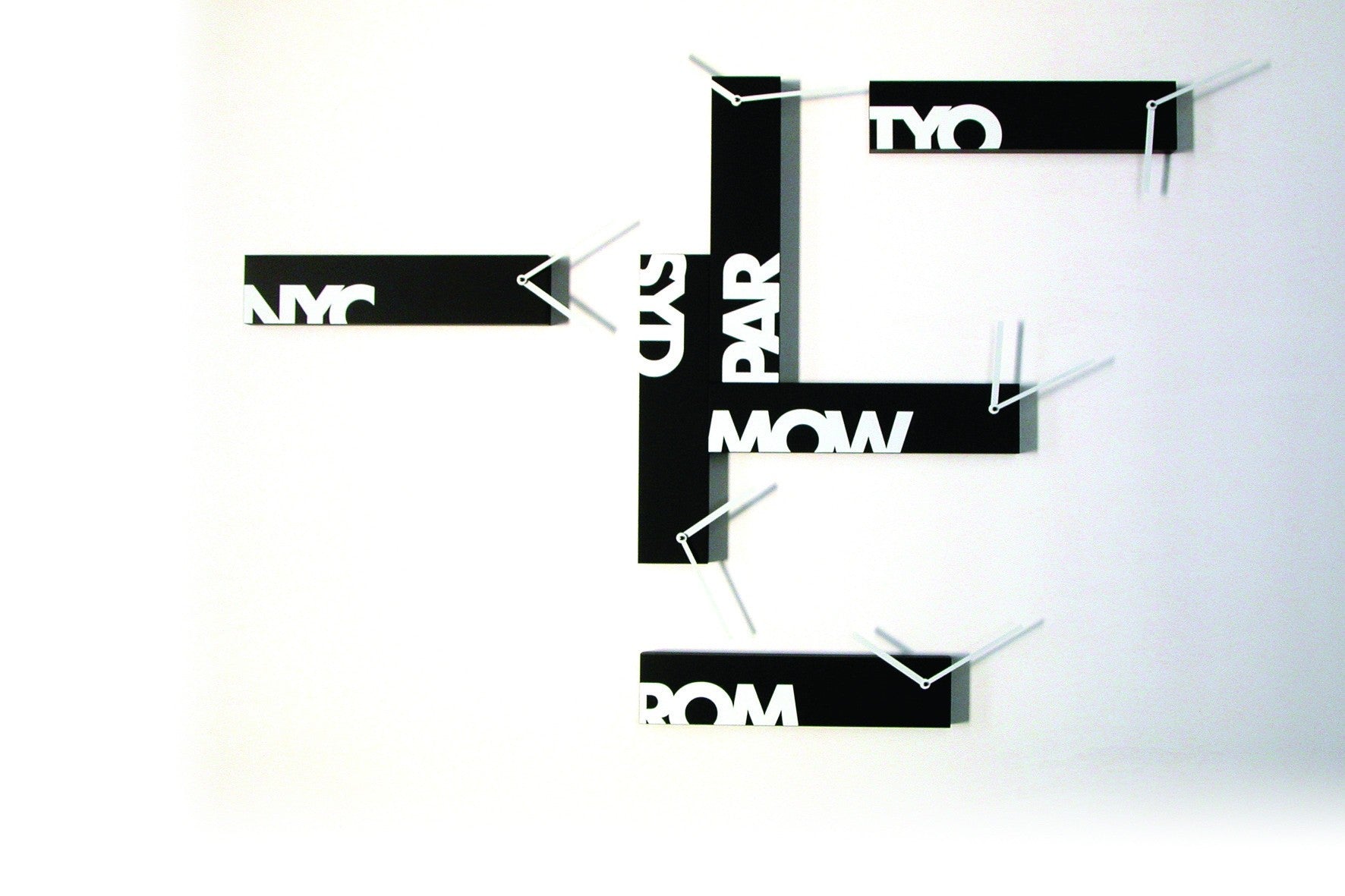 Orologio da muro design in 6 pezzi Souvenir 6