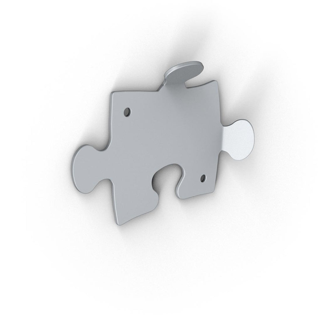 10 appendiabiti da parete moderni per ingresso in acciaio Puzzle