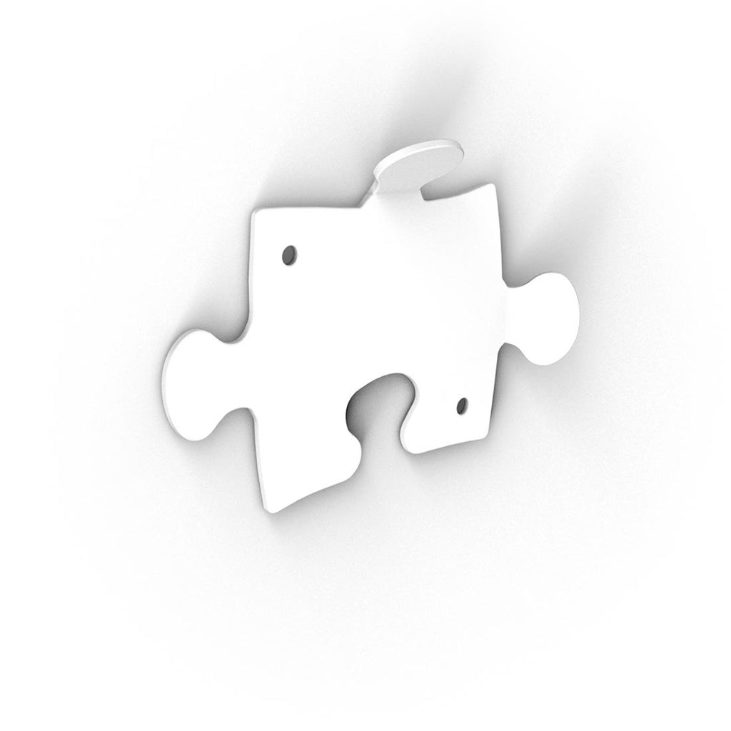 10 appendiabiti da parete moderni per ingresso in acciaio Puzzle