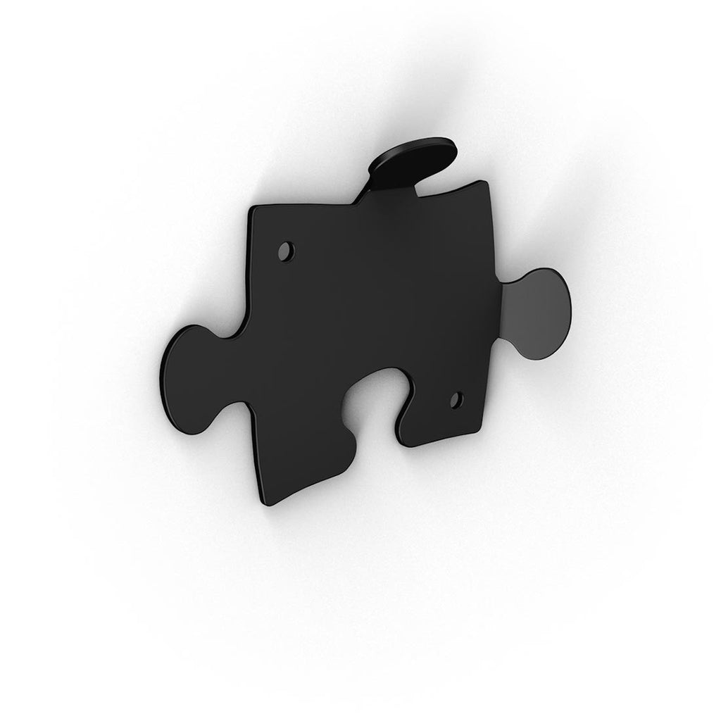 10 appendiabiti da parete moderni per ingresso in acciaio Puzzle