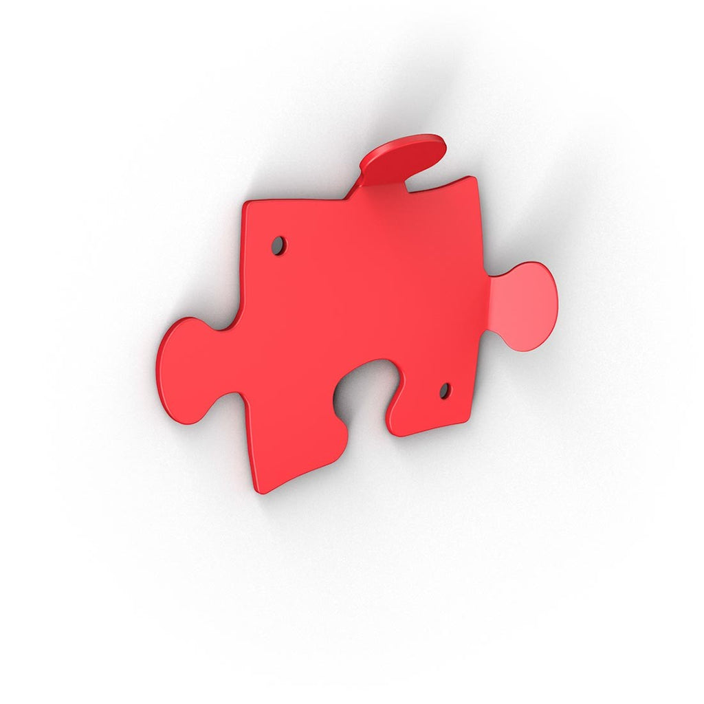 10 appendiabiti da parete moderni per ingresso in acciaio Puzzle