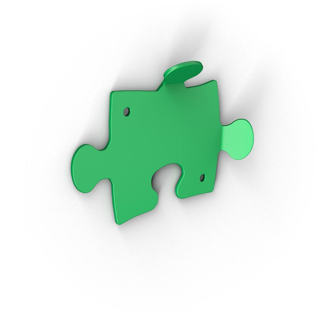 10 appendiabiti da parete moderni per ingresso in acciaio Puzzle