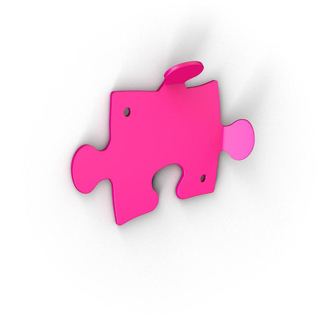 10 appendiabiti da parete moderni per ingresso in acciaio Puzzle