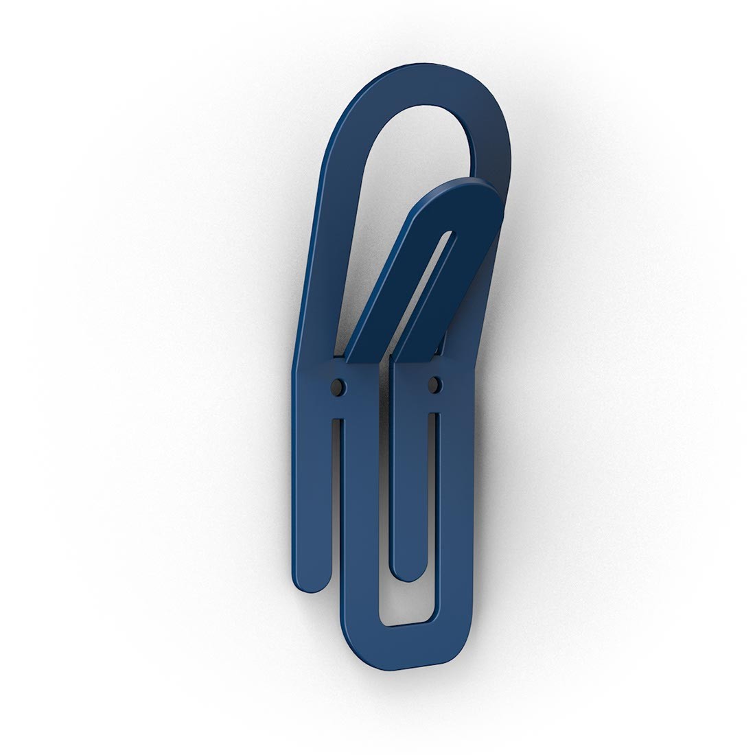 10 appendiabiti da parete a forma di graffetta Clip