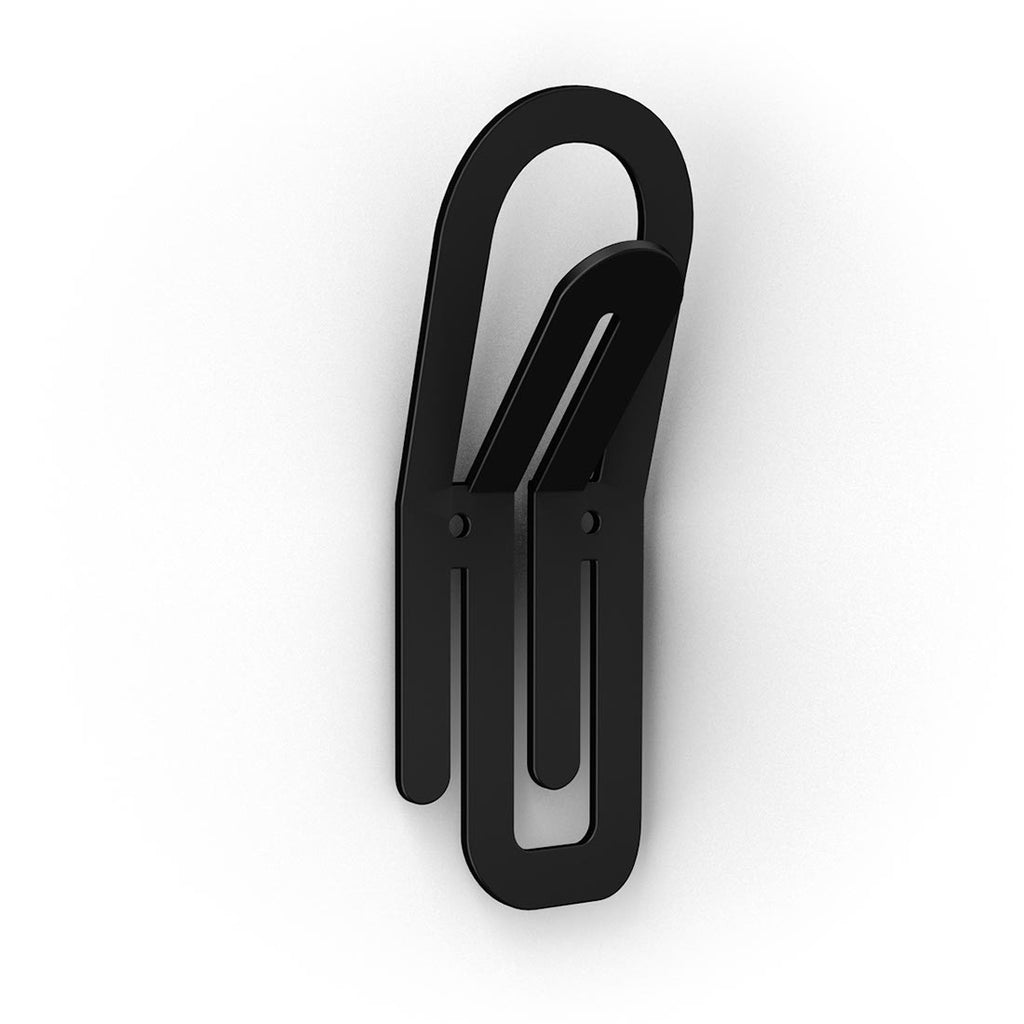 10 appendiabiti da parete a forma di graffetta Clip