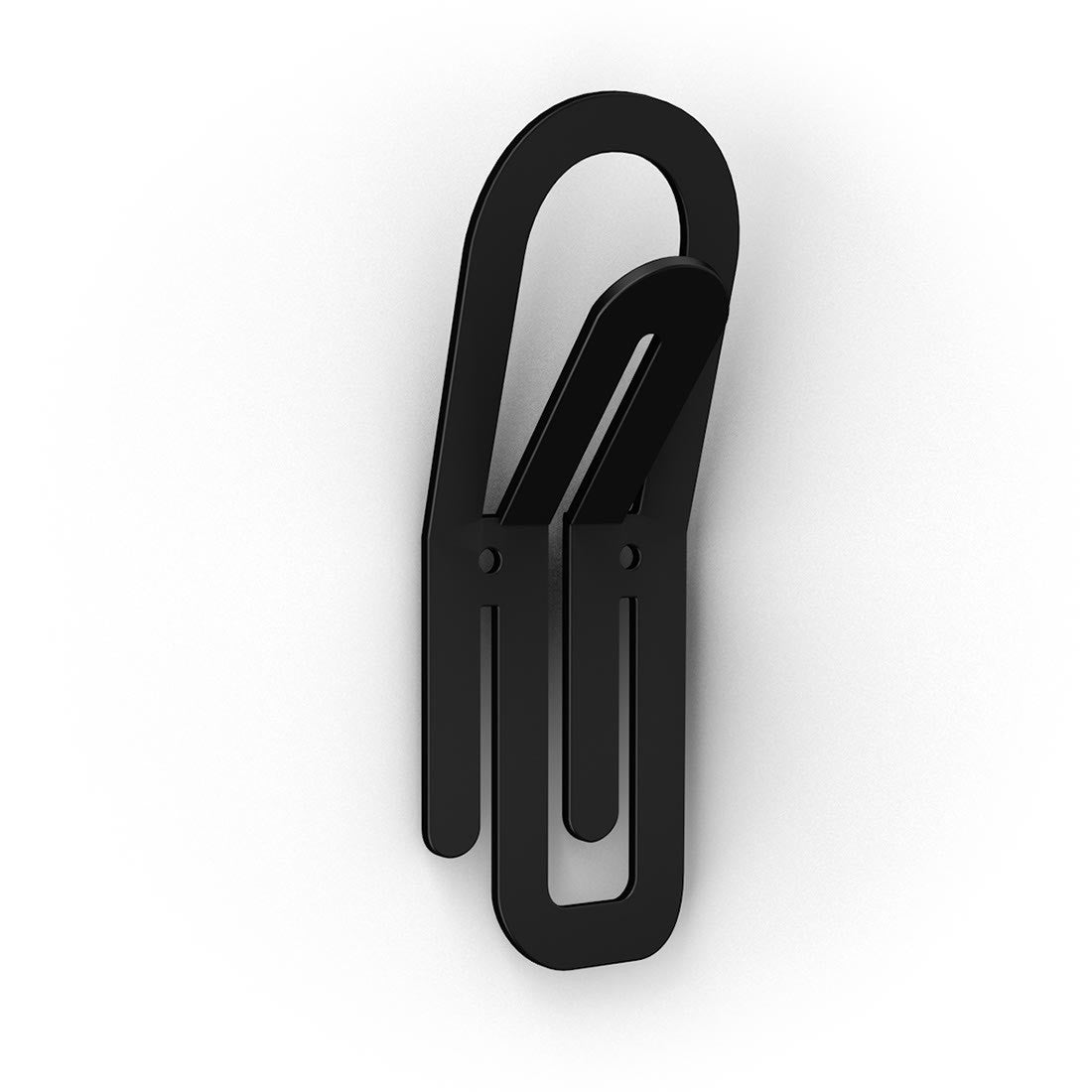 10 appendiabiti da parete a forma di graffetta Clip