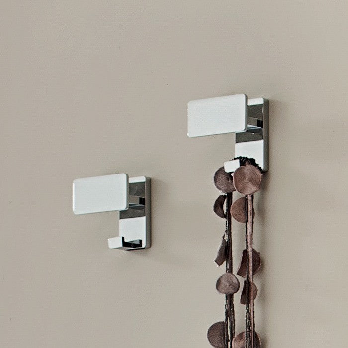 Coppia attaccapanni design in metallo Grace