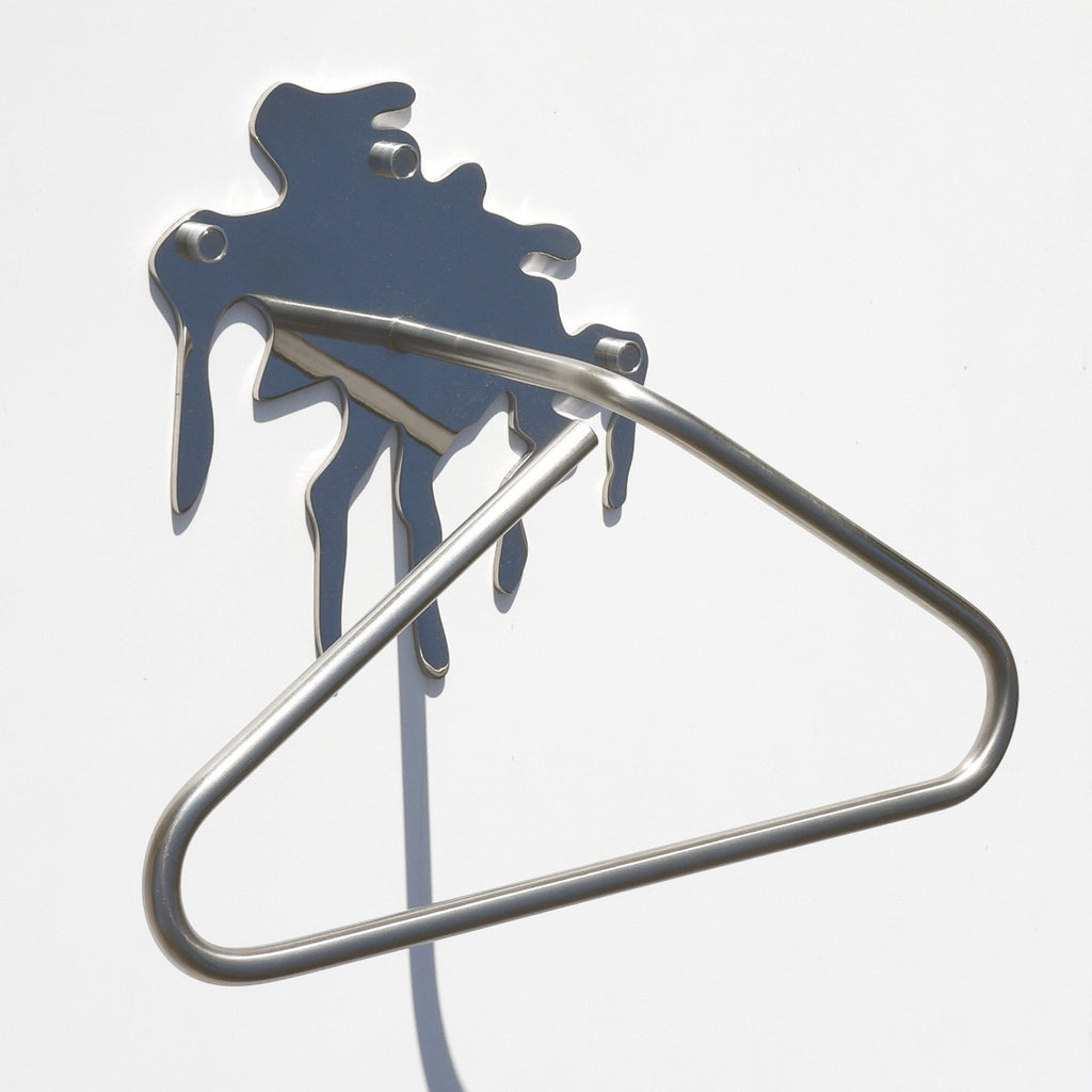 Servomuto appendiabiti da parete in acciaio Britton