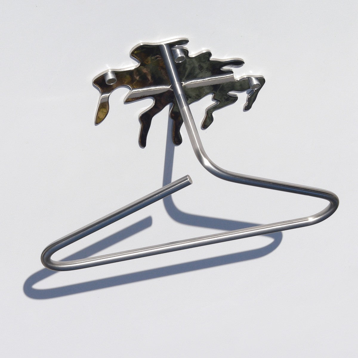 Servomuto appendiabiti da parete in acciaio Britton