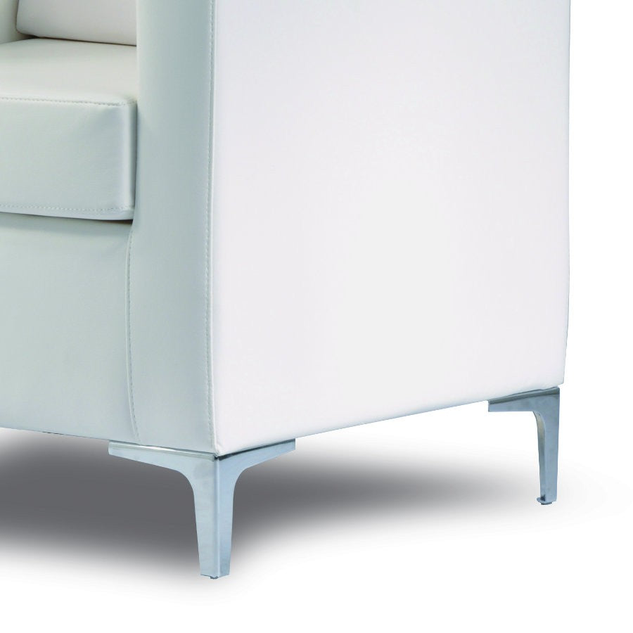 Poltrona sala attesa in pelle sintetica Cubo