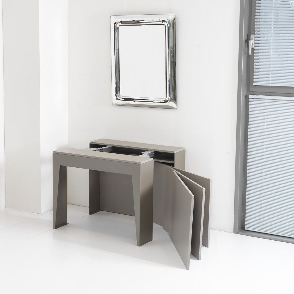 Consolle allungabile Glen in acciaio e laminato