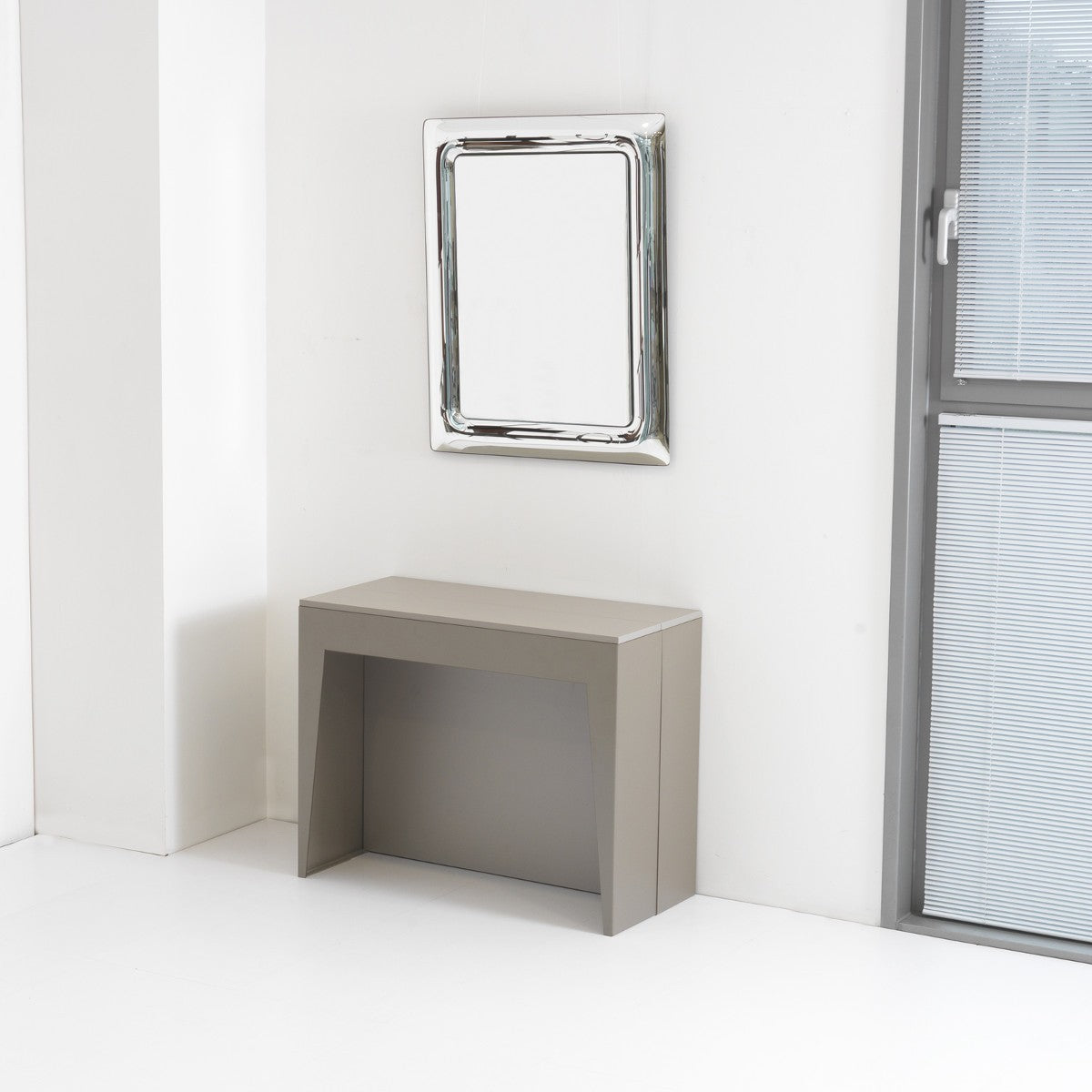 Consolle allungabile Glen in acciaio e laminato