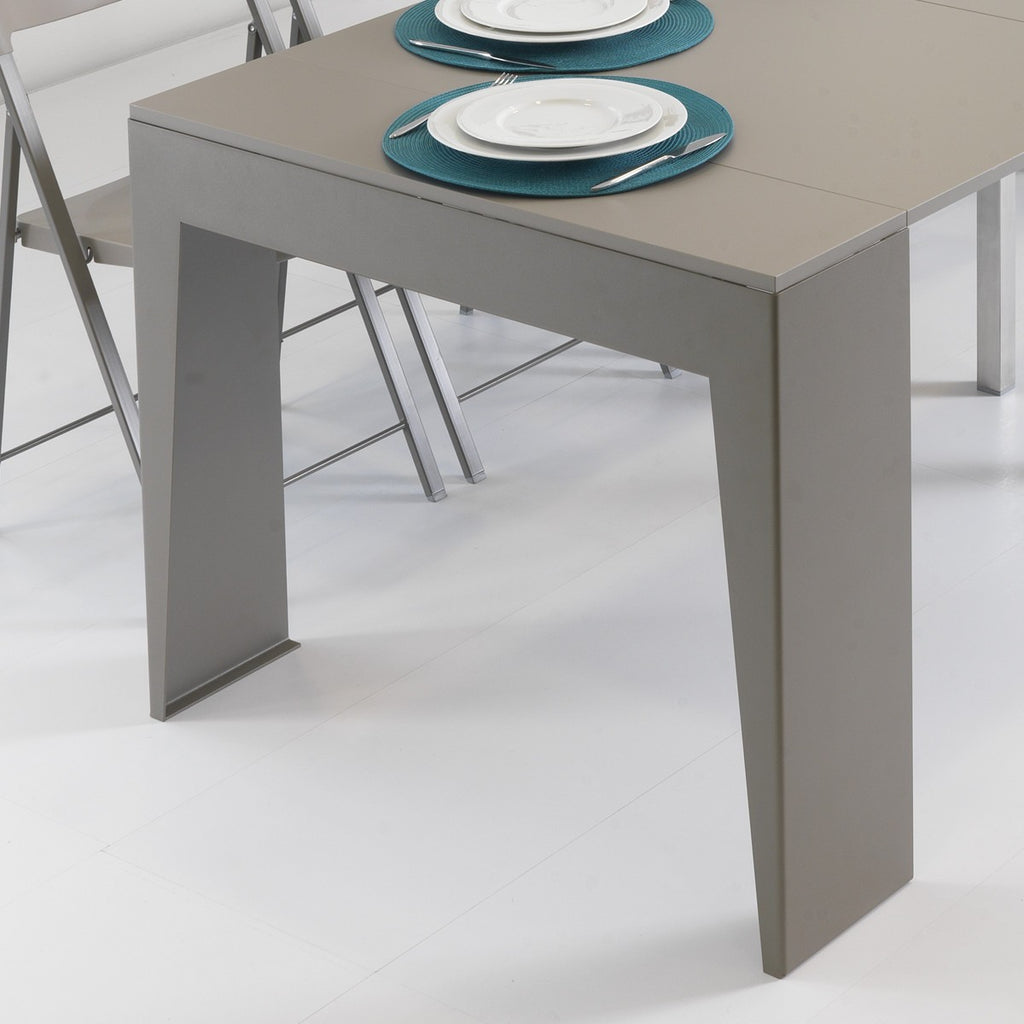 Consolle allungabile Glen in acciaio e laminato