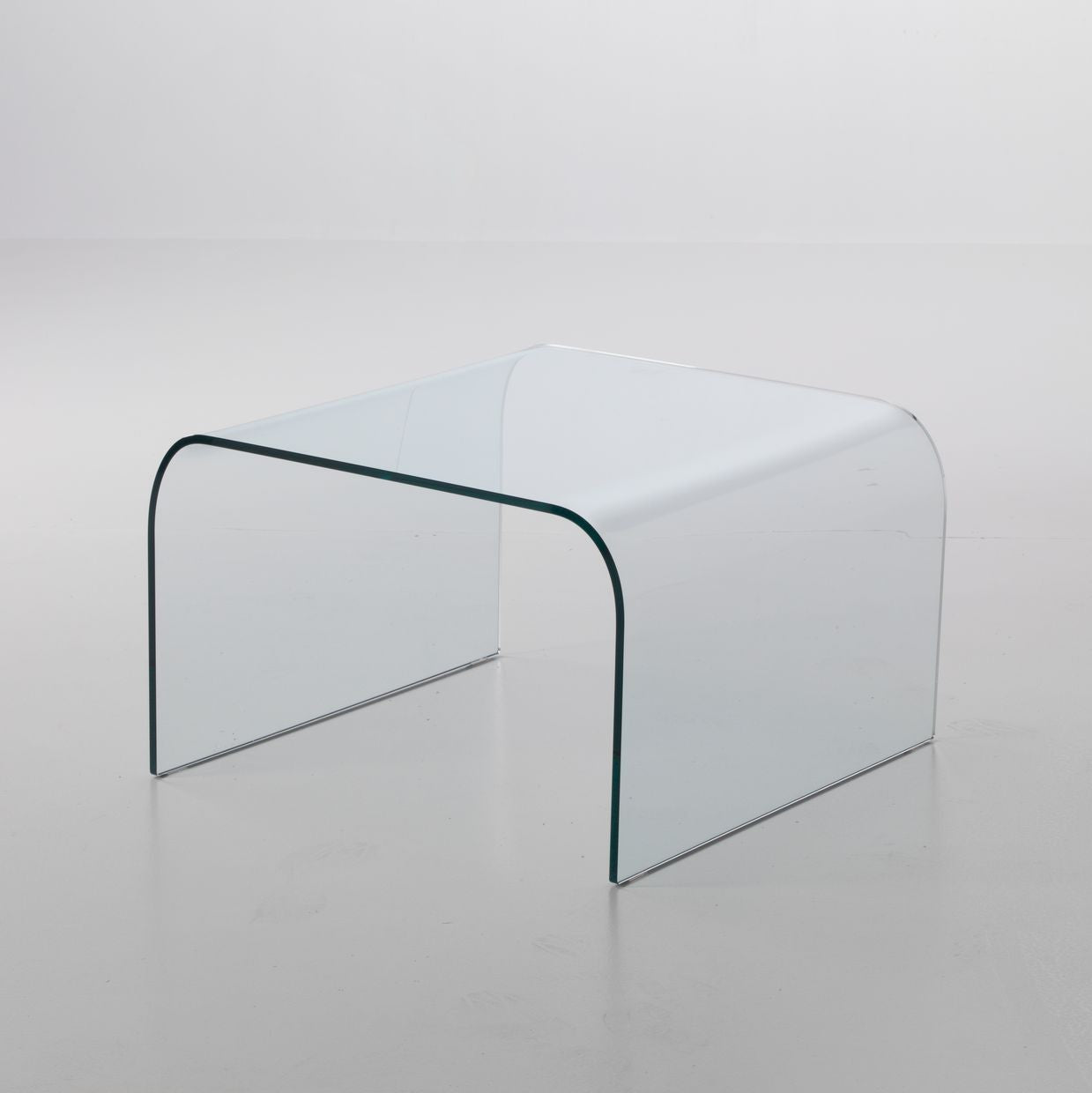 Tavolino da salotto quadrato in vetro Kristen