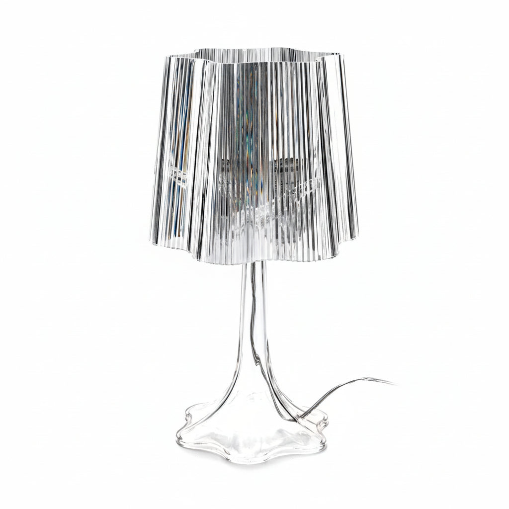 Lampada da comodino in acrilico trasparente Karissa
