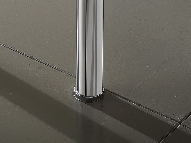 Scrivania moderna Roland per ufficio in vetro 120 x 70 cm