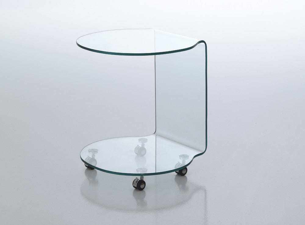 Tavolino lato divano in vetro Bendigo