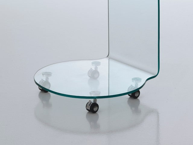 Tavolino lato divano in vetro Bendigo