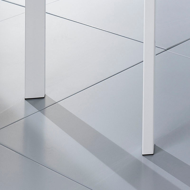 Tavolo scrivania vetro Roxanne per ufficio 140x80cm