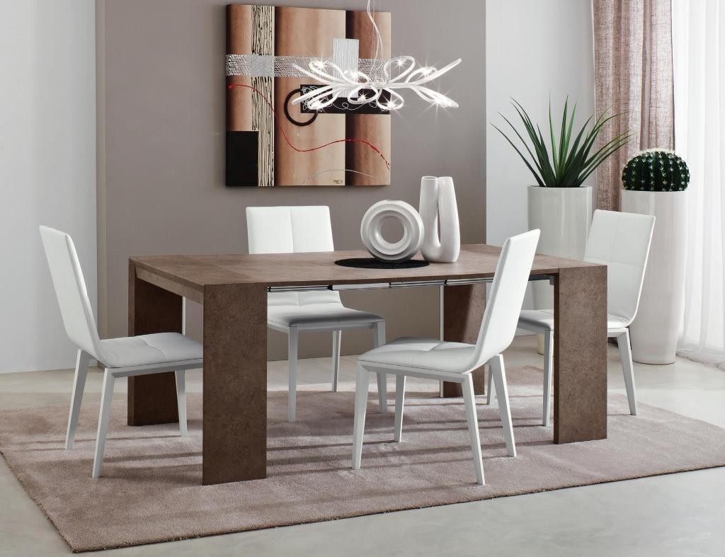 Consolle allungabile 3 metri design moderno per ingresso Antenor