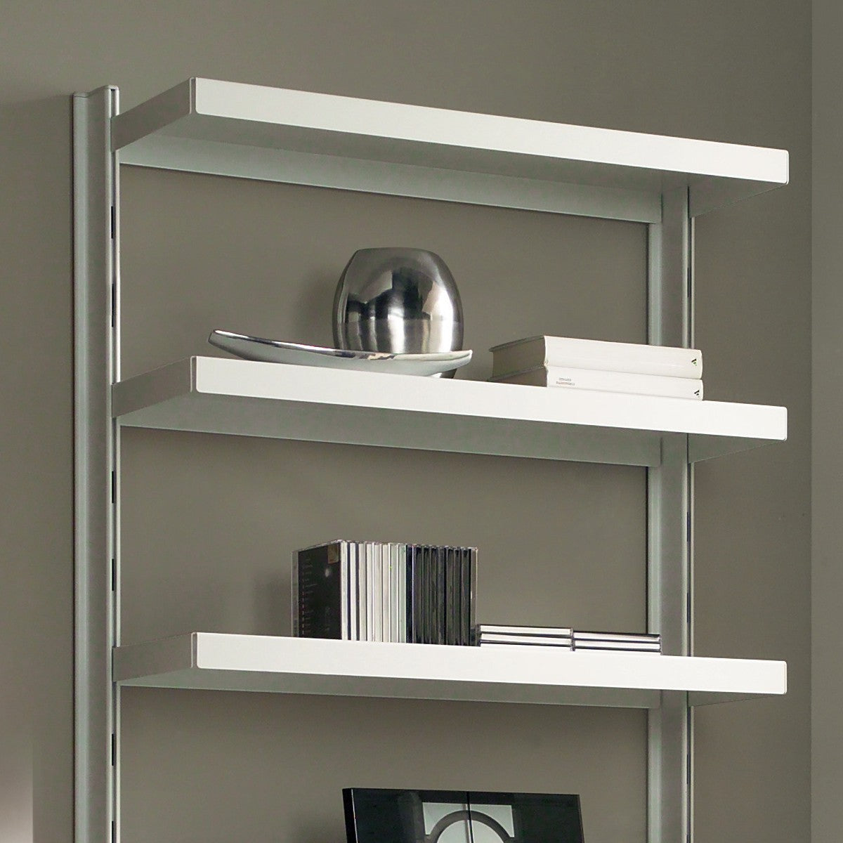 Scaffale libreria in acciaio bianco o nero Astryd 15