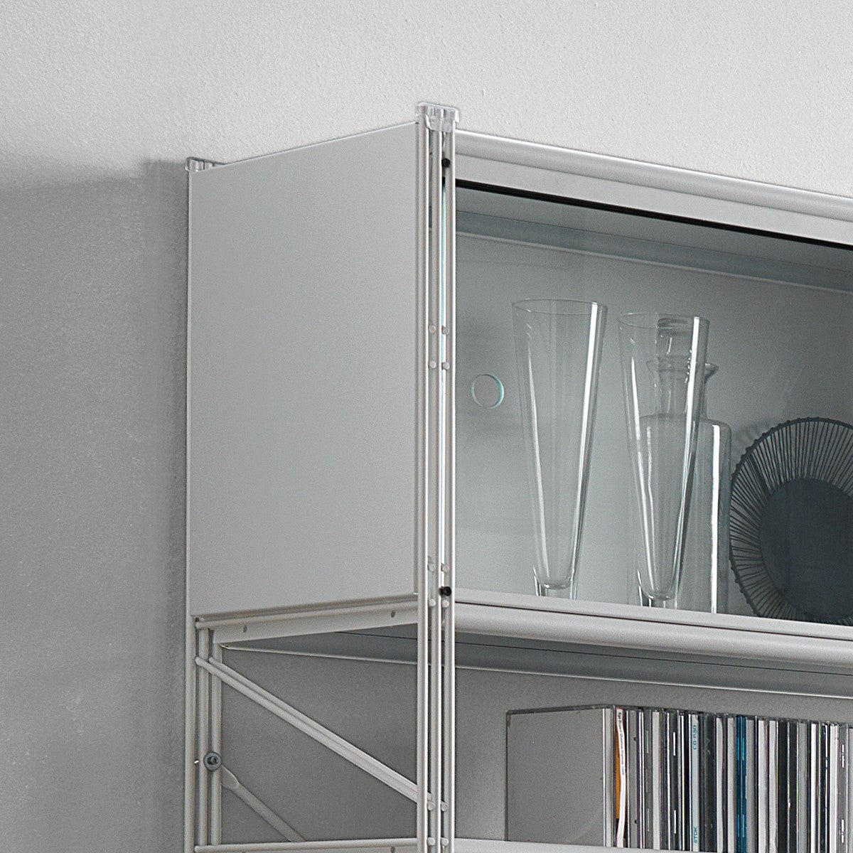 Scaffale componibile da parete in acciaio Melker 151