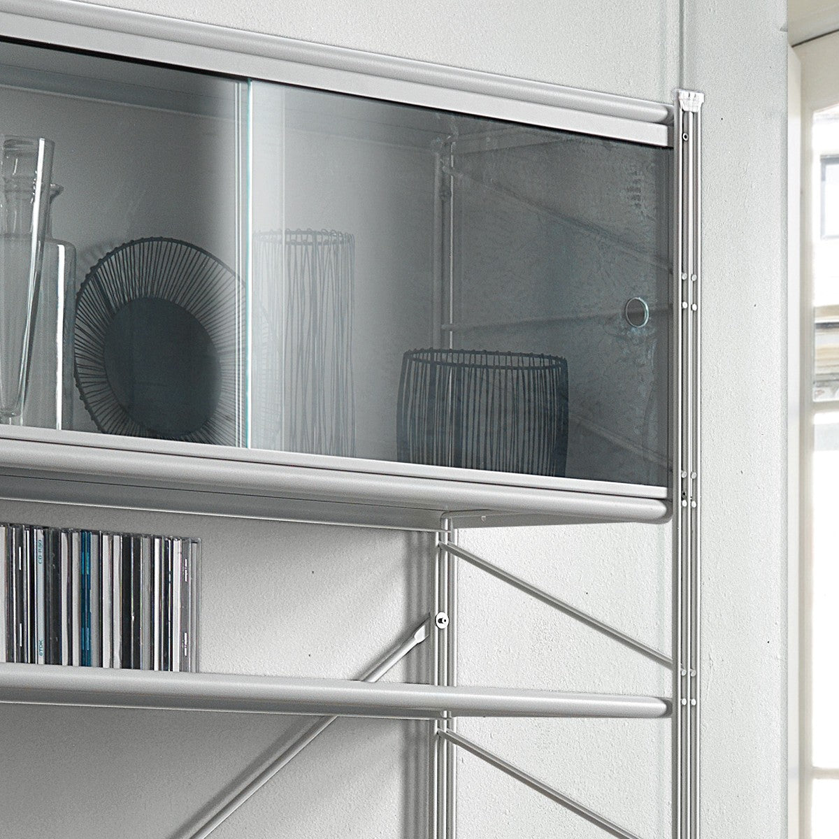 Scaffale componibile da parete in acciaio Melker 151