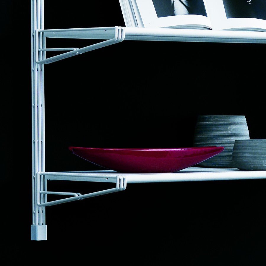 Libreria da parete componibile in acciaio Melker 24