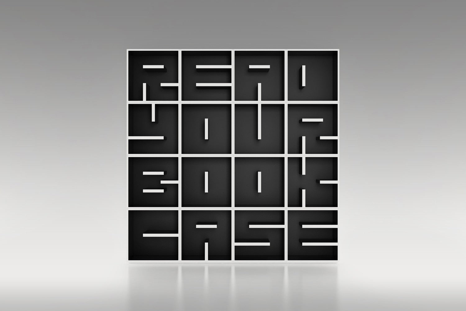 Cubo da parete per libreria ABC Bookcase