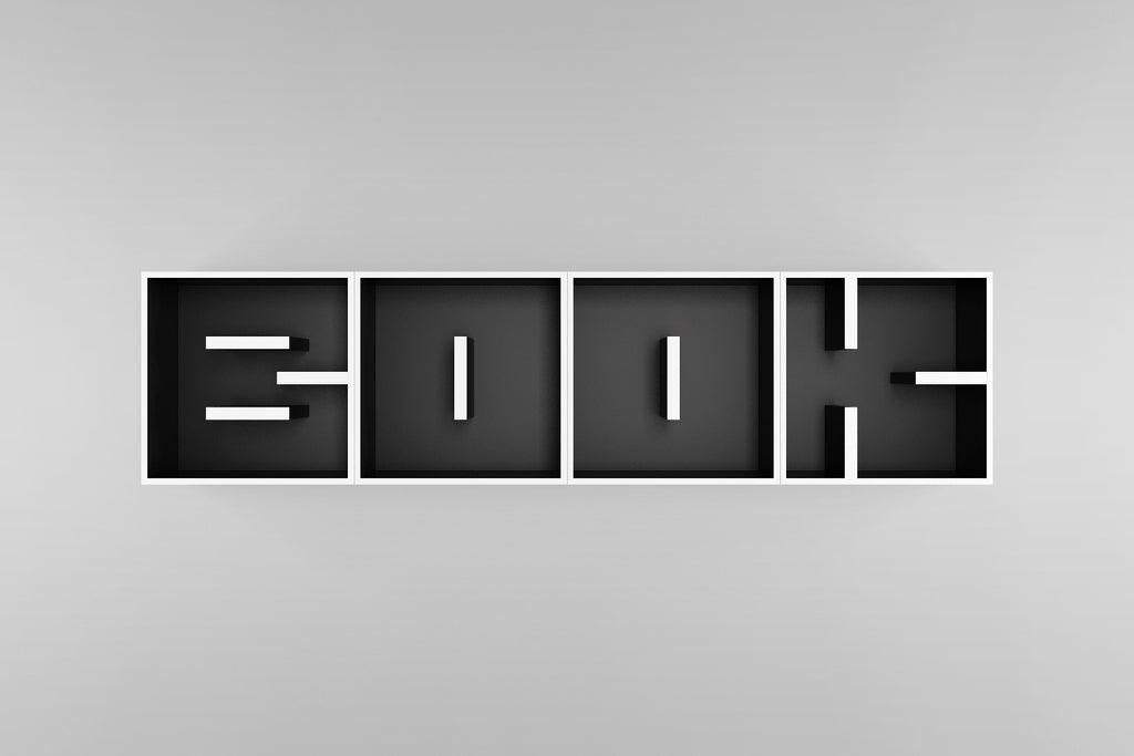 Libreria da parete a forma di lettere ABC BOOK