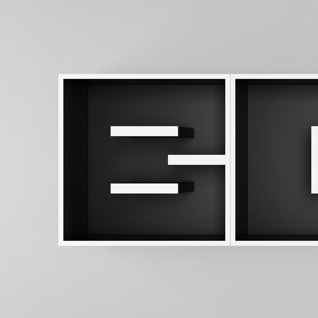 Libreria da parete a forma di lettere ABC BOOK