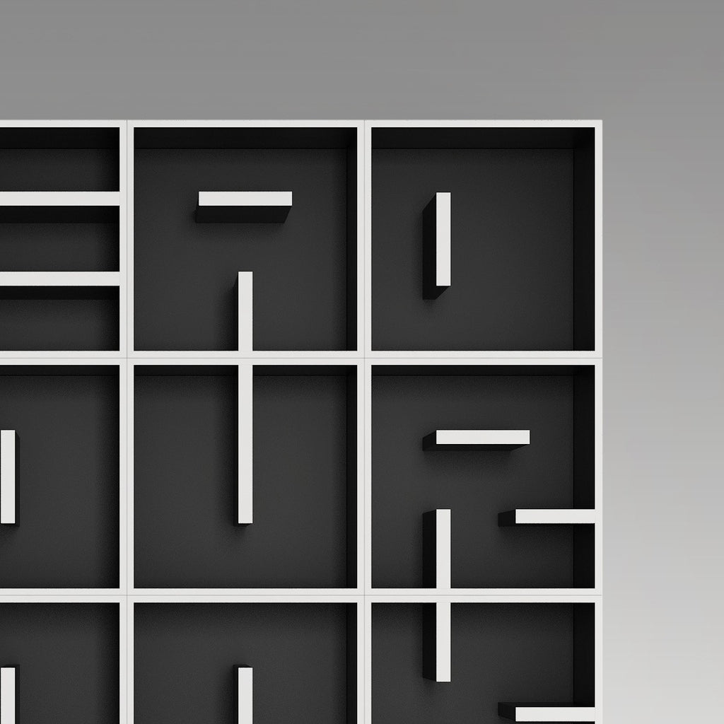 Libreria a cubi da terra o da parete ABC RYBC