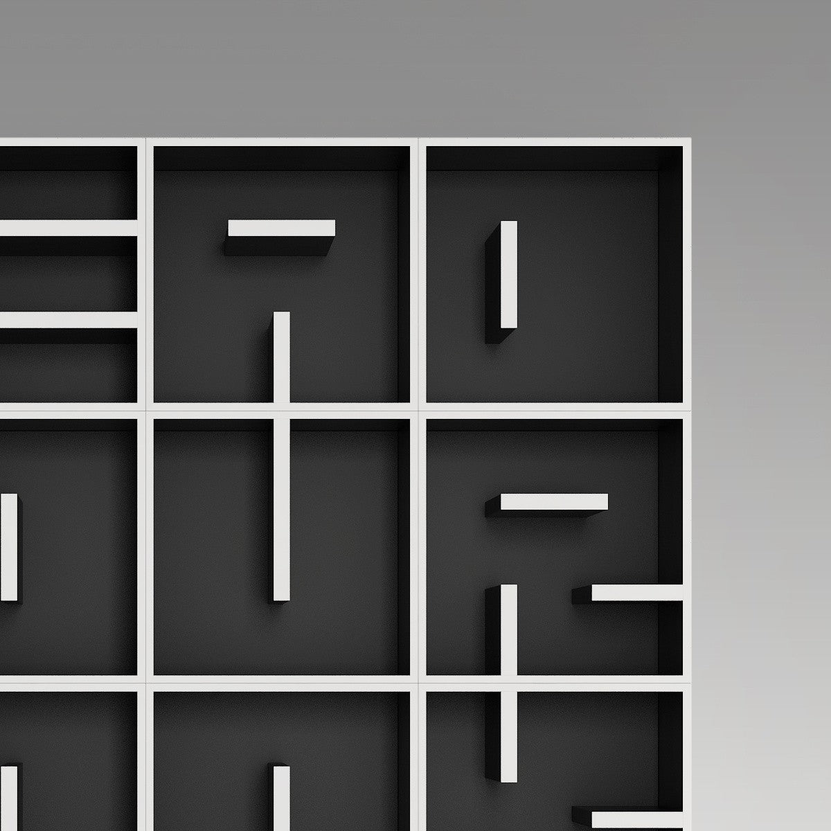 Libreria a cubi da terra o da parete ABC RYBC