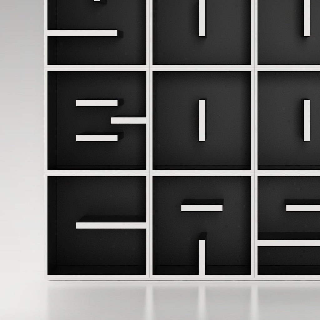 Libreria a cubi da terra o da parete ABC RYBC