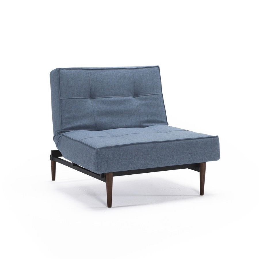 Poltrona design scandinavo con materasso a molle SplitBack