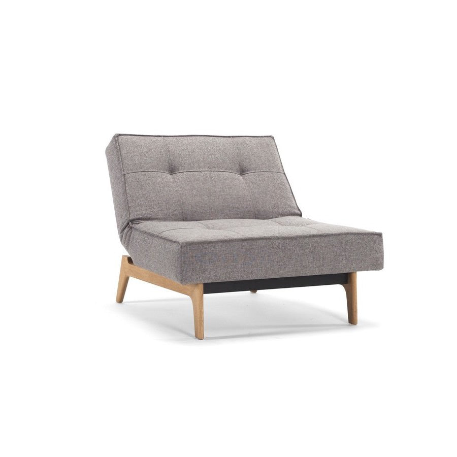 Poltrona design scandinavo con materasso a molle SplitBack