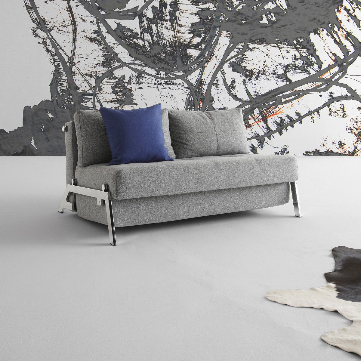 Divano letto matrimoniale trasformabile 140 cm Cubed