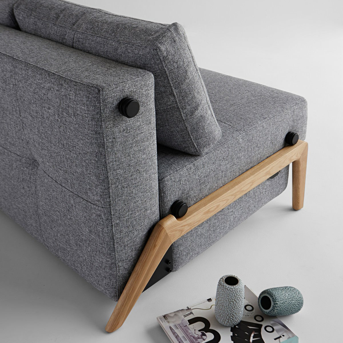 Divano letto matrimoniale trasformabile 140 cm Cubed