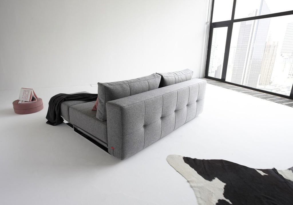 Divano letto matrimoniale in tessuto Supremax Deluxe