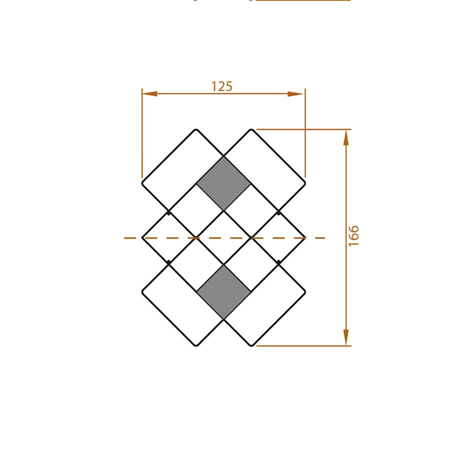 Libreria a parete design moderno Kreando-3