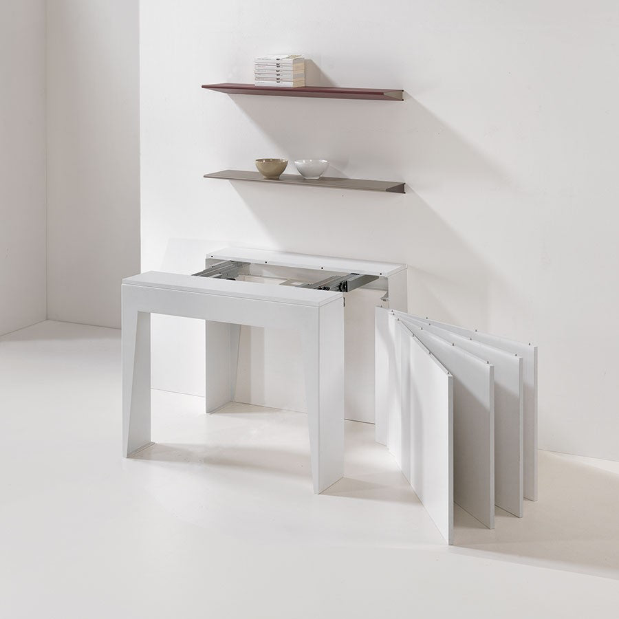 Consolle allungabile Glen in acciaio e laminato