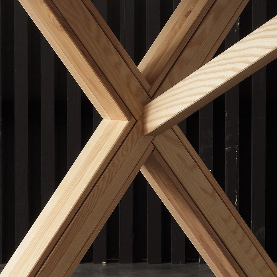 Tavolo da pranzo allungabile 360 cm in massello di frassino Drammen