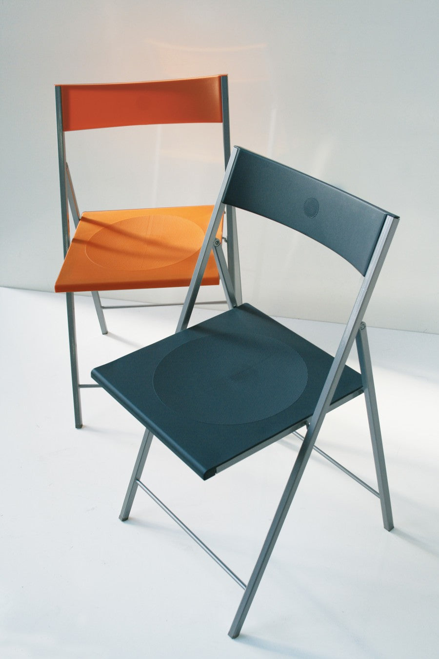 Set sedie pieghevoli in metallo e plastica Sooner