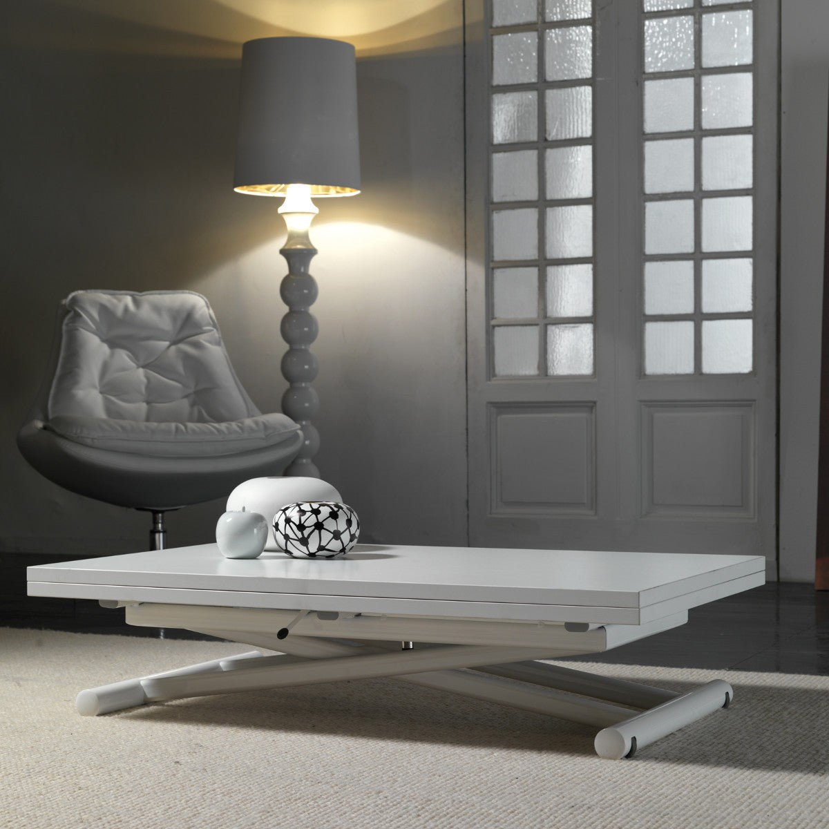 Tavolino da salotto Mind trasformabile in tavolo