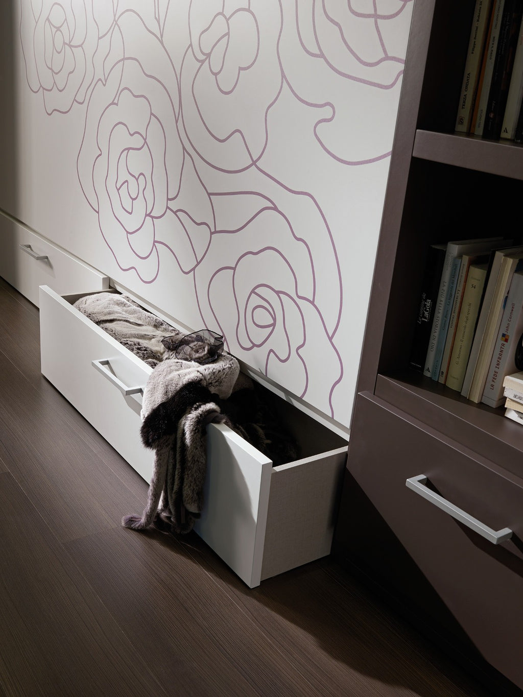 Letto matrimoniale o francese a scomparsa Traverso