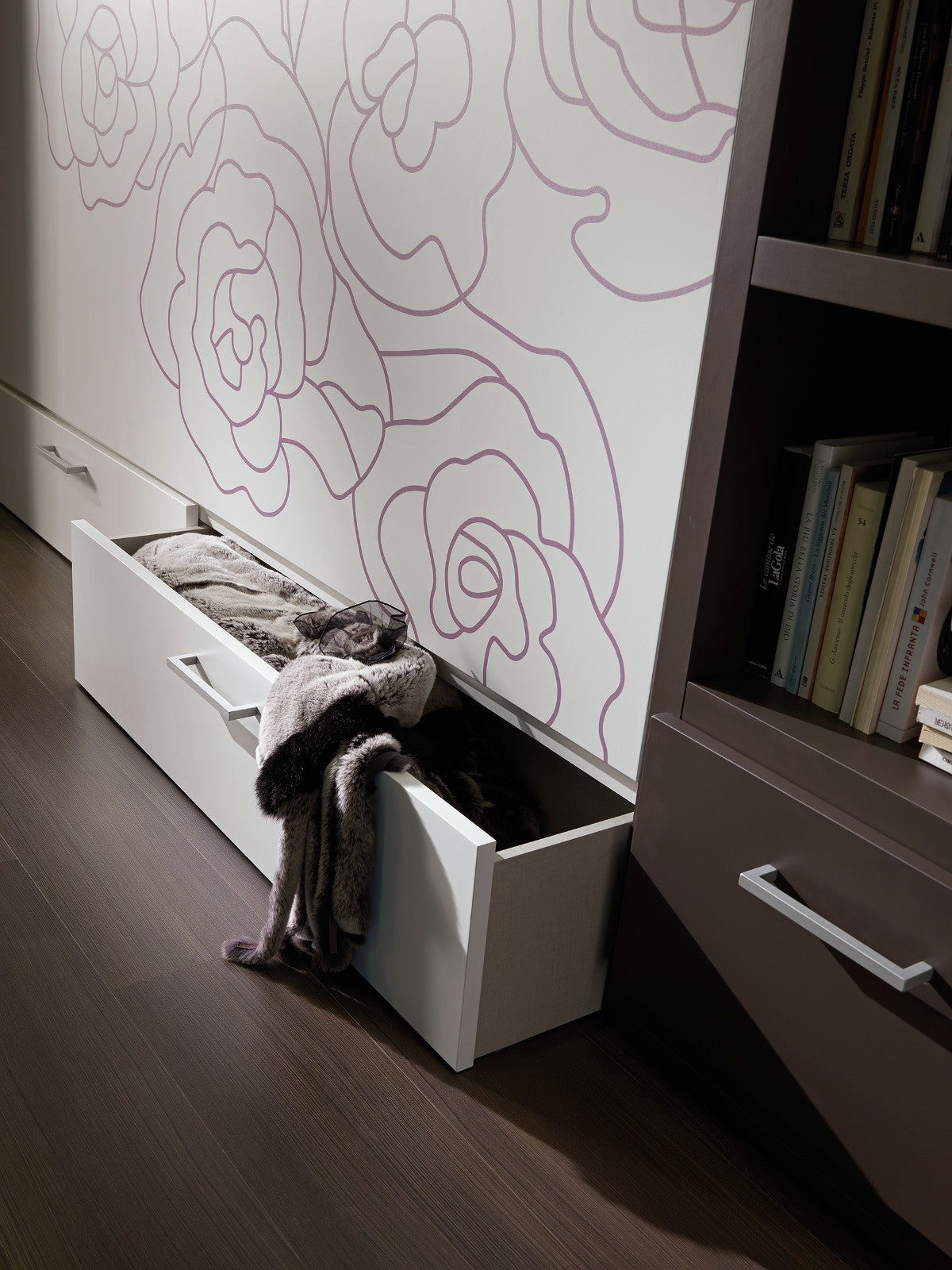 Letto matrimoniale o francese a scomparsa Traverso