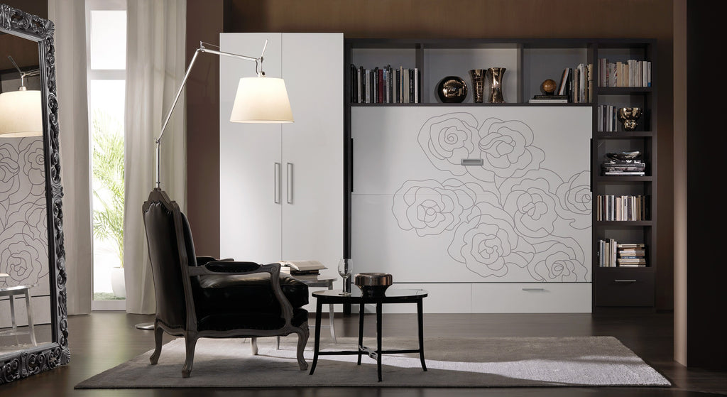 Letto matrimoniale o francese a scomparsa Traverso